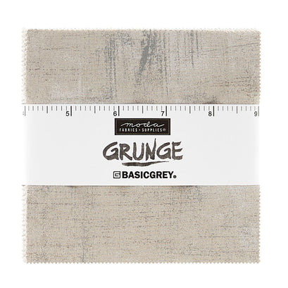 Grunge Basics - Gris Charm Pack
