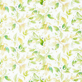 Lemon Bouquet - Lemon Leave And Floral Bee Beige Yardage Primary Image
