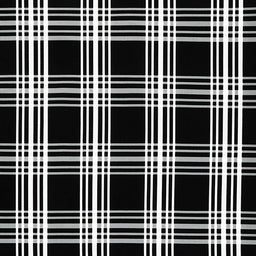 Fleur Noire - Plaid Black Yardage Primary Image
