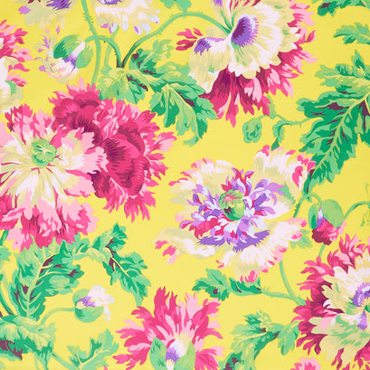 Kaffe Fassett Collective - February 2024 Bright Colorway Garden Party Yellow Yardage