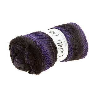 Luxe Cuddle® - Mamba Viola/Black 2 Yard Cut