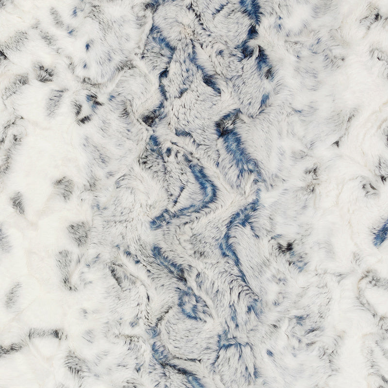 Luxe Cuddle® - Snowy Owl Navy Minky Yardage Primary Image