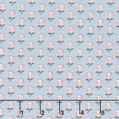 Pride & Prejudice - Lady Lucas Blue Yardage