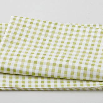 Picnic by the Lake - Summer Gingham Green 2 Yard Cut