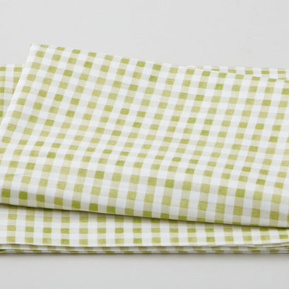 Picnic by the Lake - Summer Gingham Green 2 Yard Cut