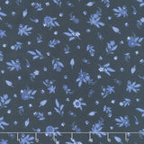 French Quarter - Small Floral Dark Blue Yardage Primary Image