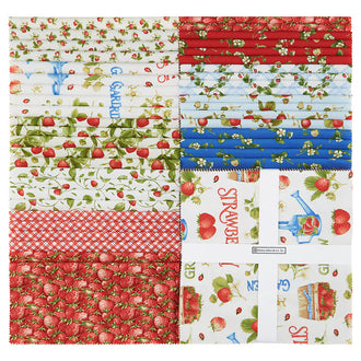 Strawberry Garden 10" Squares