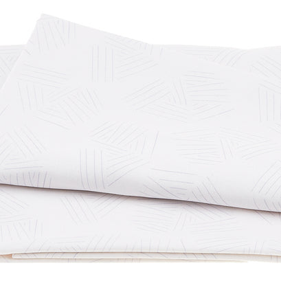 Modern Shirting - Straw Houses White 2 Yard Cut