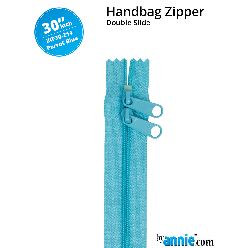 ByAnnie 30" Double Slide Zipper - Parrot Blue Primary Image