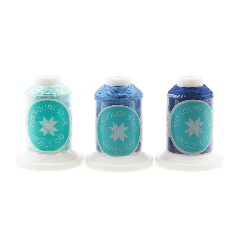 Missouri Star Blues 50 Wt Cotton Thread Stash Builder 3 Pack Primary Image
