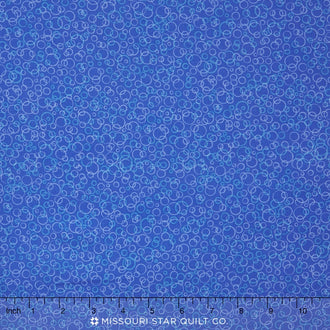 Basically Patrick - Blue Bubbles Yardage