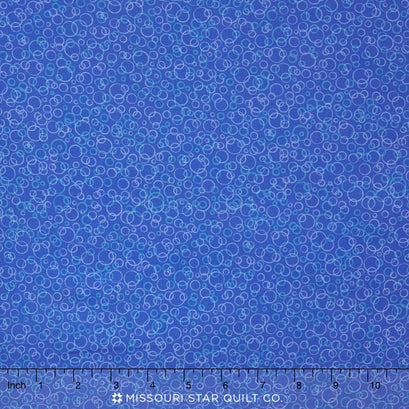 Basically Patrick - Blue Bubbles Yardage