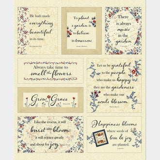 Victory Garden - Vintage Beige Panel