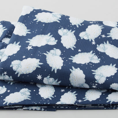 Reach for the Stars - Sheep Toss Navy 3 Yard Cut