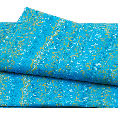 Land Art 2 - Whirlpools Blue 2 Yard Cut