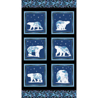 Polar Bear Attitude - Polar Bear Blue Panel
