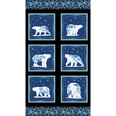 Polar Bear Attitude - Polar Bear Blue Panel
