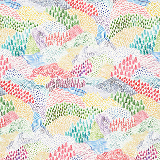 Comfort and Joy - O'er the Fields Cloud Yardage