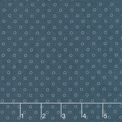 Nantucket Summer - Smitten Dot Navy Yardage