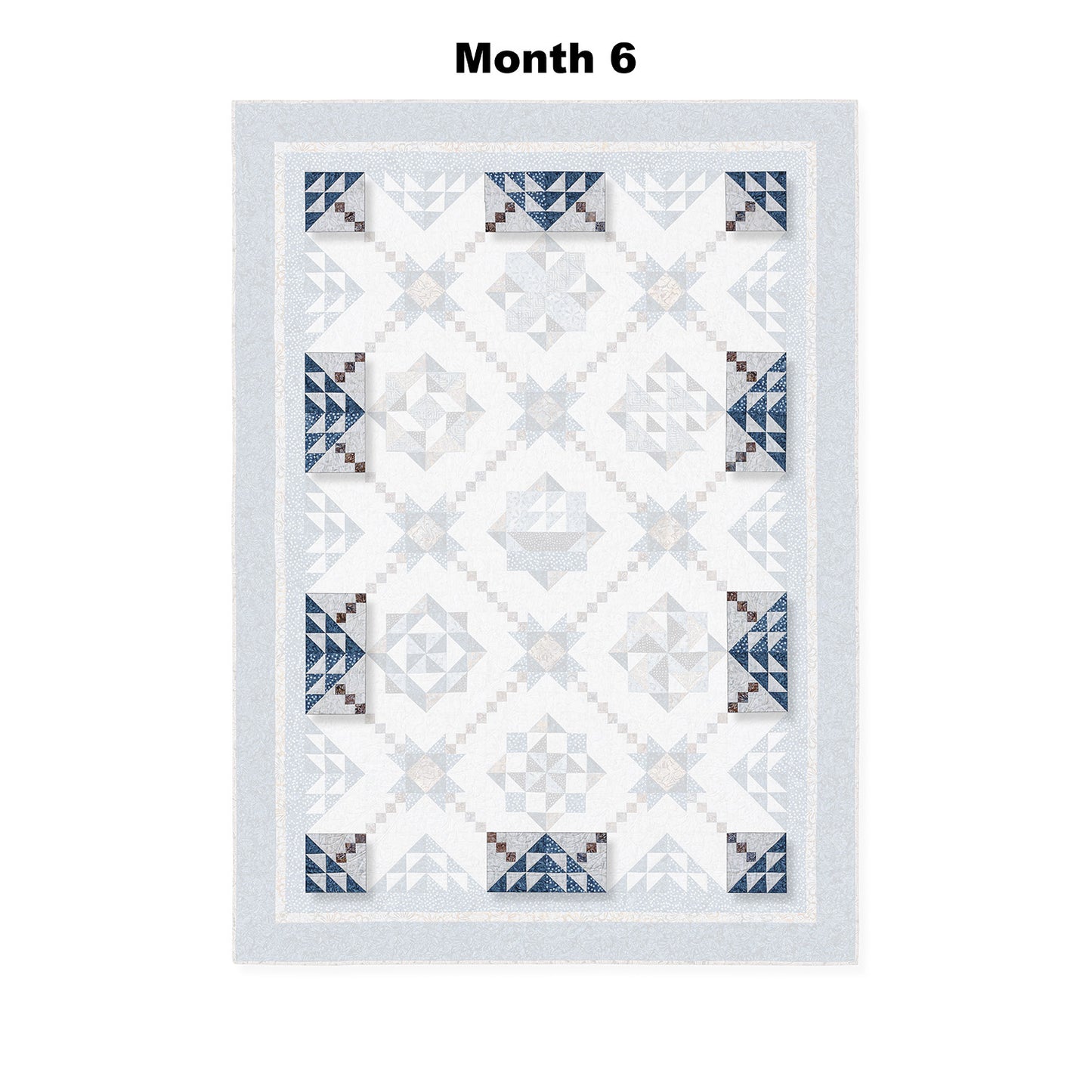 Tonga Lakeside Rough Waters Block of the Month Alternative View #8