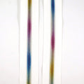 Emmaline #5 Zippers-by-the-Yard - White with Rainbow Primary Image