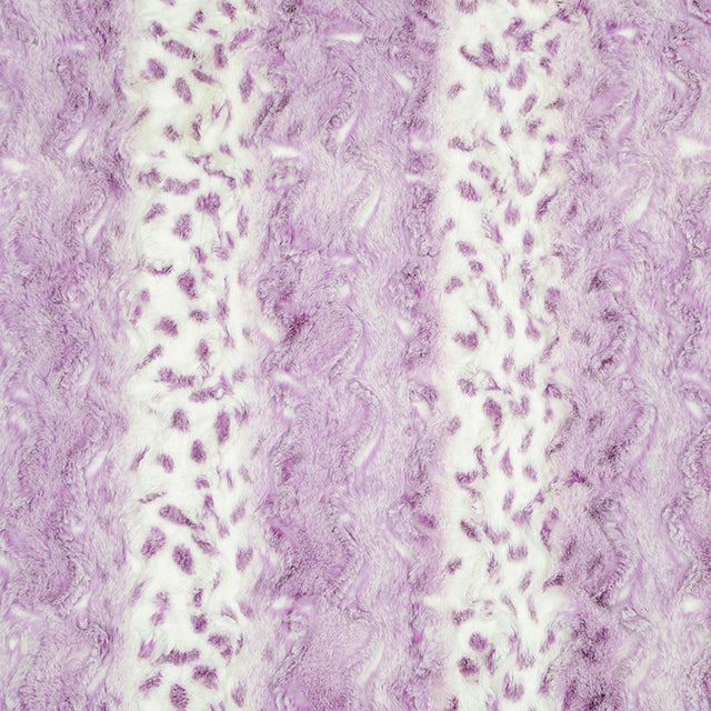 Luxe Cuddle® - Wild Lynx Ice Lavender Minky Yardage Primary Image
