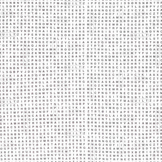 Sew Strong - Sewing Word Search White Yardage