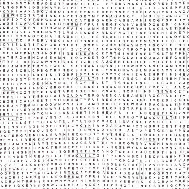 Sew Strong - Sewing Word Search White Yardage