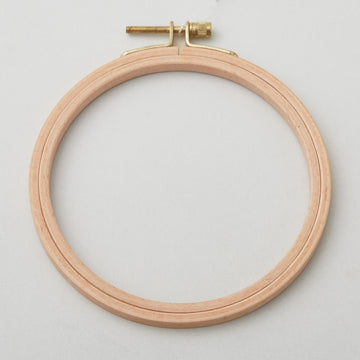 Beech Wood Embroidery Hoop - 6" Diameter Primary Image