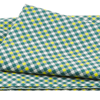 Five + Ten - Pixy Plaid Dark Green Red 2 Yard Cut