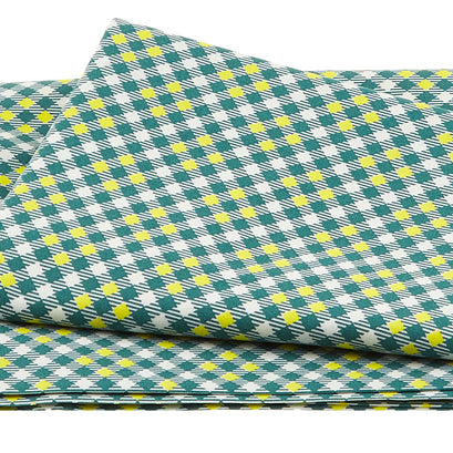 Five + Ten - Pixy Plaid Dark Green Red 2 Yard Cut