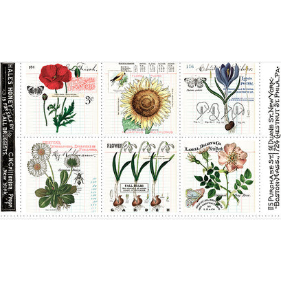 Art Journal - Flower Pages Patch Multi Panel