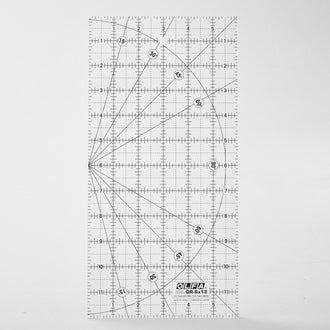 Olfa 6" x 12" Non-Slip Frosted Advantage Ruler