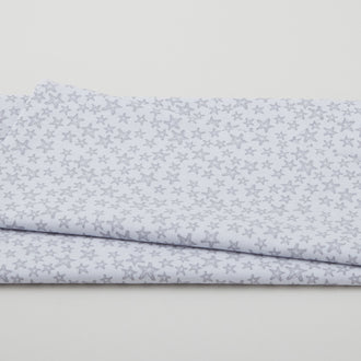 Cream & Sugar XI - Stars Gray 2 Yard Cut