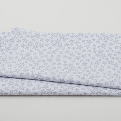 Cream & Sugar XI - Stars Gray 2 Yard Cut