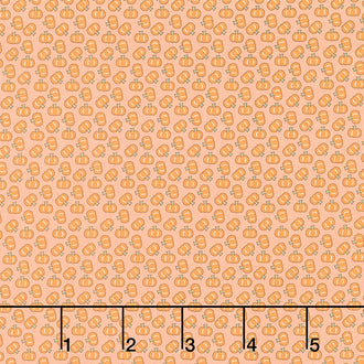 Owl-o-Ween - Pumpkin Patch Pumpkin Yardage