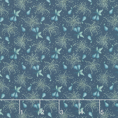 Willow Hollow - Pear Orchard Dark Blue Yardage