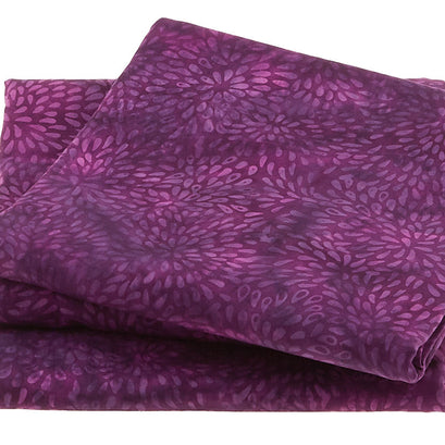 Romance Batiks - Small Petal Purple 5 Yard Cut