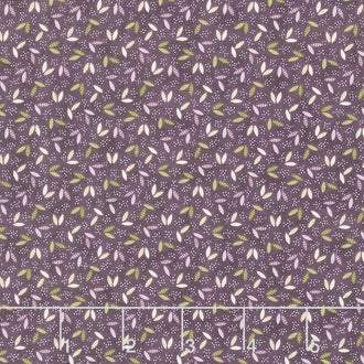 Iris and Ivy - Cuttings Plum Yardage