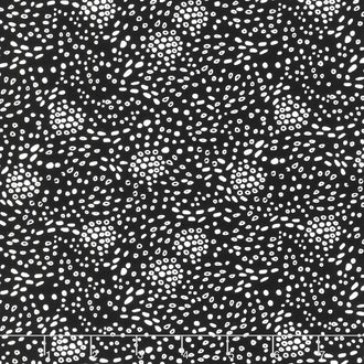 Night & Day - Dots Black Yardage