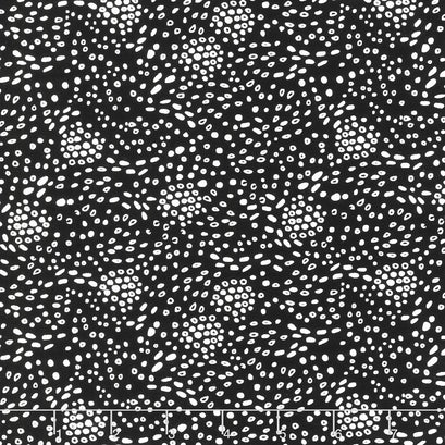 Night & Day - Dots Black Yardage