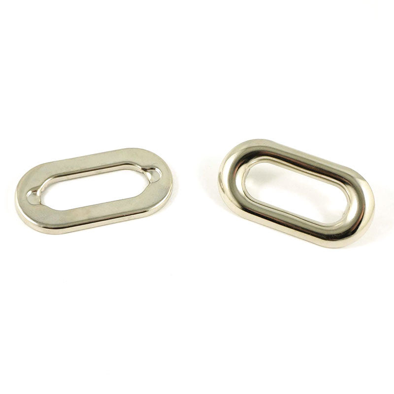 Emmaline Oblong Grommets - Set of Four Nickel Primary Image