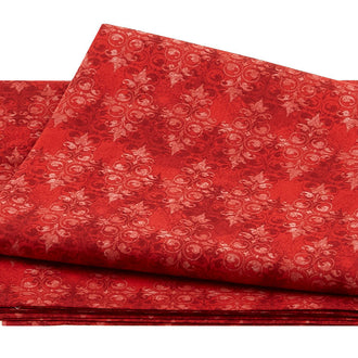 Season of Heart - Filigree Red 2 Yard Cut