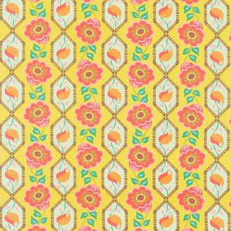 Kindred Sketches - Linked Pineapple Yardage