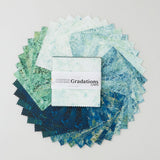 Stonehenge Gradations II - Blue Planet Chips (5" squares) Primary Image