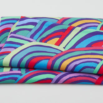 Kaffe Fassett - February 2022 Rainbows Blue 2 Yard Cut