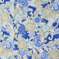 Jaikumari - Paisley Cobalt Metallic Yardage Primary Image
