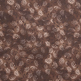 Fusions Wide - Flowers Coffee 108" Wide Backing Primary Image