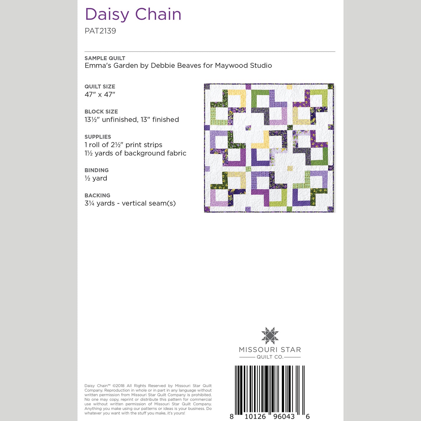 Digital Download - Daisy Chain Pattern by Missouri Star Alternative View #1