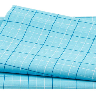 Afina - Aqua Plaid 2 Yard Cut